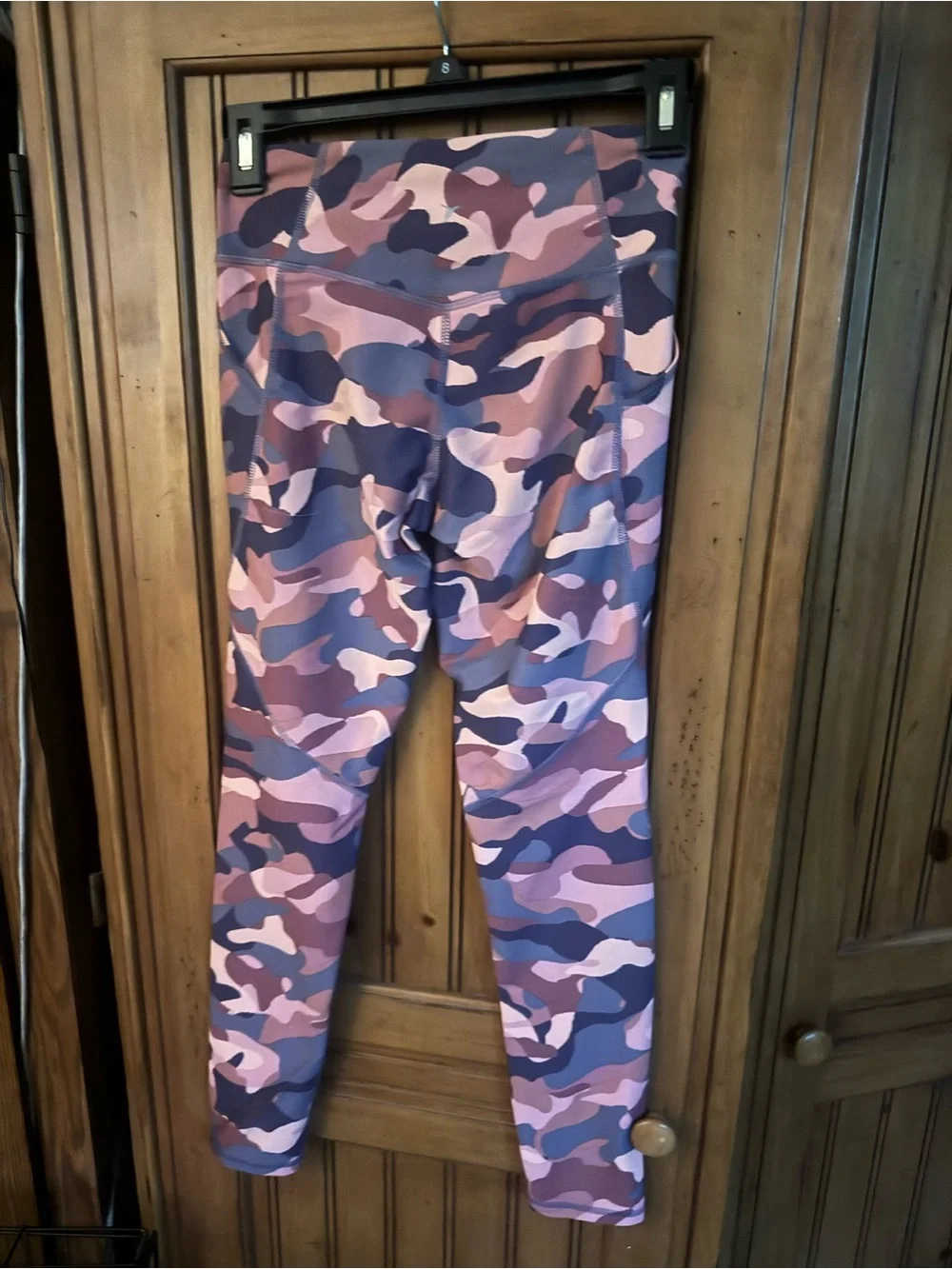 Old Navy Pink and Purple Camo Girls' Performance Leggings